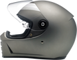 BILTWELL Lane Splitter Helmet - Flat Titanium - XS 1004-803-101