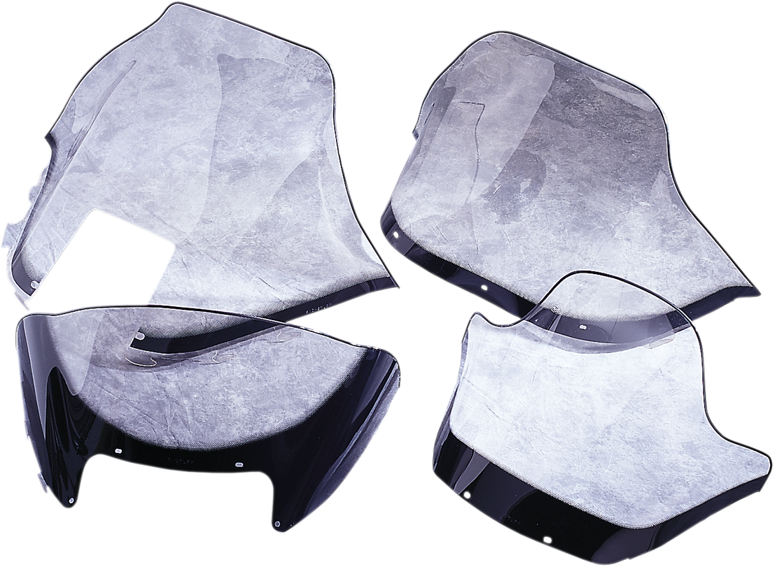 SNO STUFF Windshield - 12.5" Smoke with Black Graphic - Part Number 450-167-03