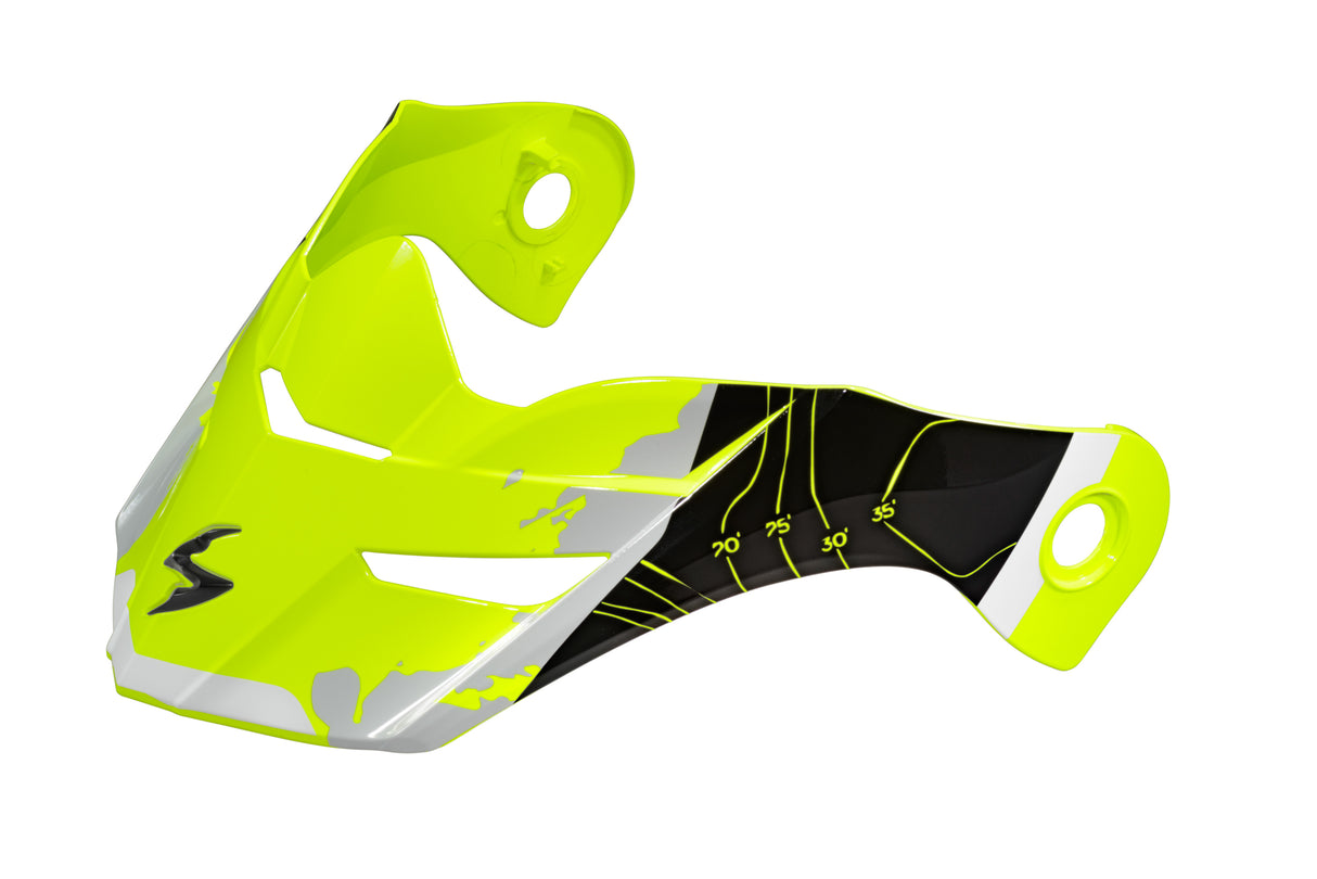 Scorpion - Exo At960 Peak Visor Topographic Hi Vis/Black