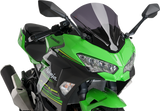 Puig Hi-Tech Parts 9976F Race Windscreen - 15-3/4" - Dark Smoke - Kawasaki | Street