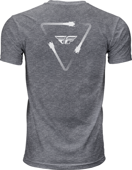 Fly Squad Tee Grey Heather Xl - Cycle City Outdoors