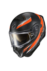 Scorpion - Exo Gt930 Cold Weather Helmet Modulus Orange Lg (Dual Pane)