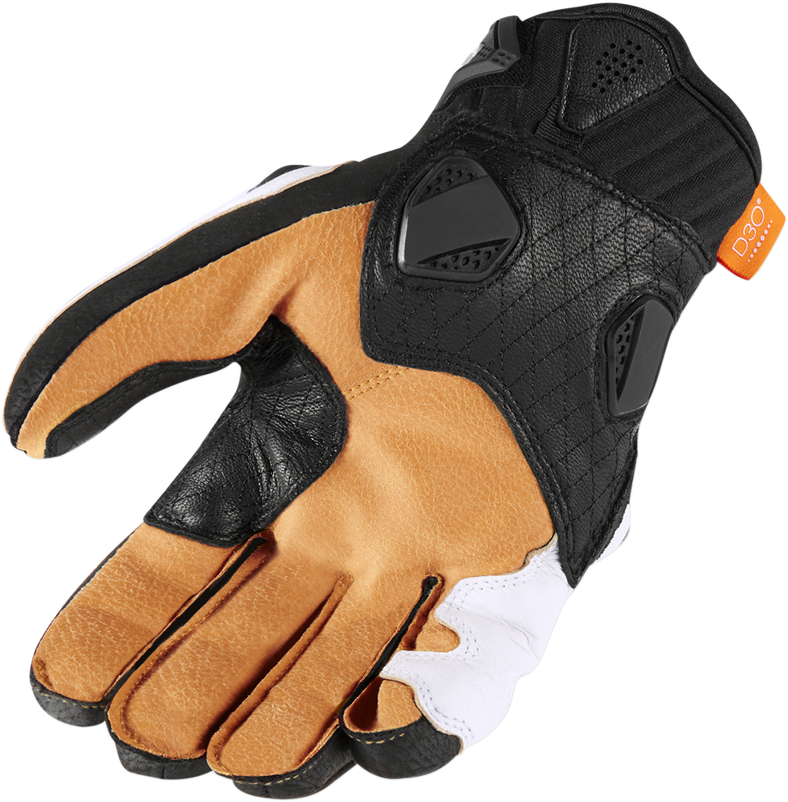ICON Hypersport* Short Gloves - White - Large 3301-3553