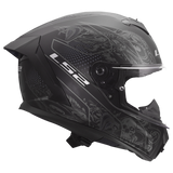 LS2 Rapid III Motorcycle Helmet Crypt Matte Black