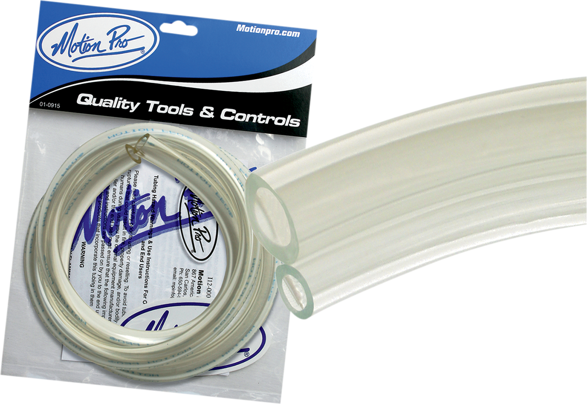 MOTION PRO Premium Fuel Line - Clear - 1/4" - 3' 12-0054