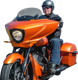 KLOCK WERKS Flare* Windshield - 11" - Tinted - Victory KWW-06-0543