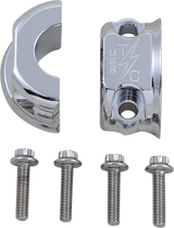 THRASHIN SUPPLY CO. Perch Clamps - Clutch/Brake - Chrome TSC-2703-3