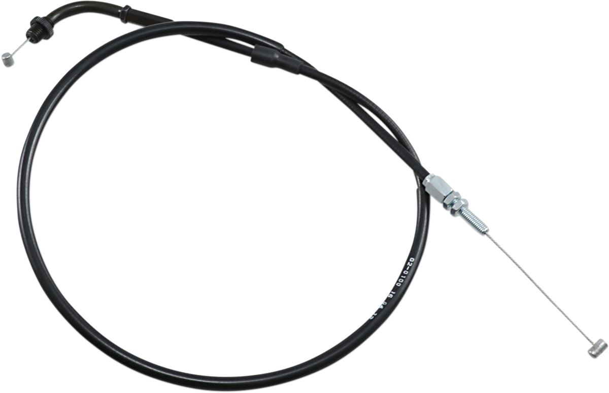 MOTION PRO Black Vinyl Throttle Cable - Pull - Honda 02-0100