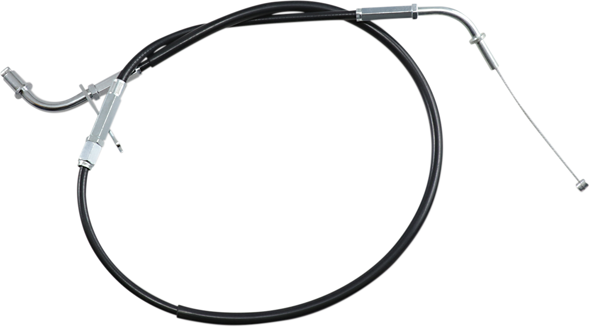 MOTION PRO Black Vinyl Throttle Cable - Pull - Kawasaki 03-0141