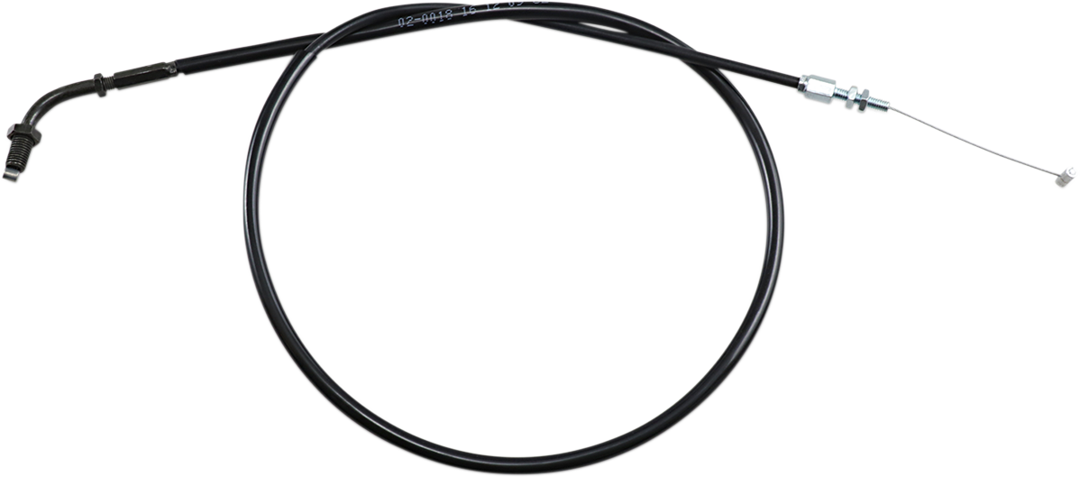 MOTION PRO Black Vinyl Throttle Cable - Pull - Honda 02-0018