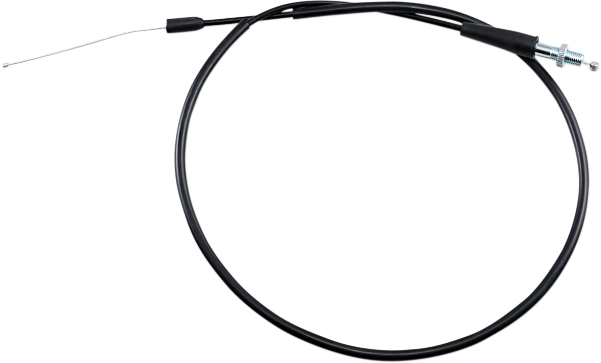 MOTION PRO Black Vinyl Throttle Cable - Pull - +4" - Honda 02-0247