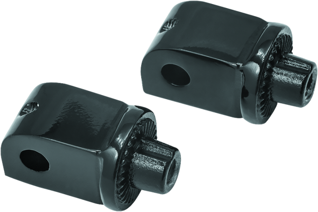 Kuryakyn Splined Adapter Honda & Yamaha Gloss Black - Cycle City Outdoors