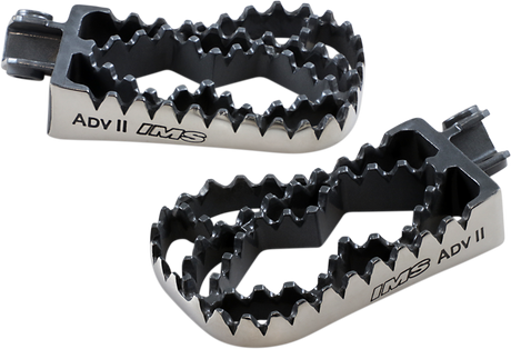 IMS PRODUCTS INC. Adventure II Foot Pegs - Black 253301-2