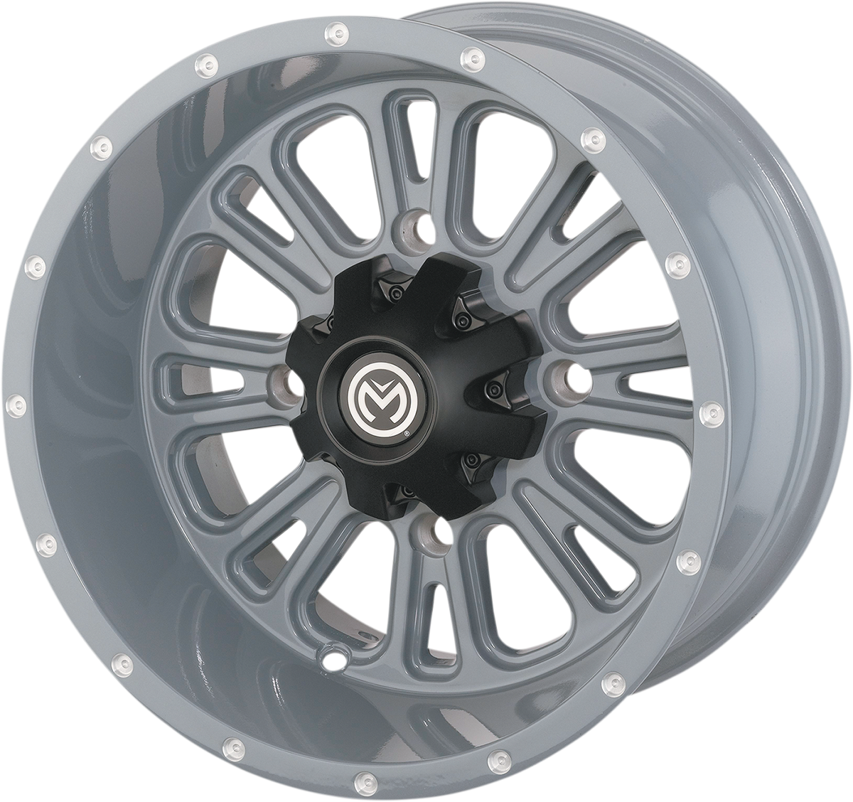 MOOSE UTILITY Wheel - 399X - Rear - Gray - 14x8 - 4/136 - 4+4 399MO148136KG4