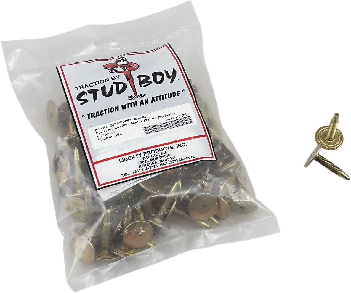 STUD BOY Studs without Locknuts - 1.625" - 84 Pack 2486-P8-PS