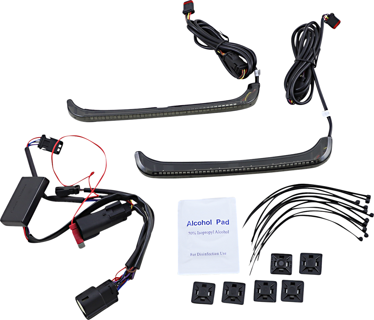 Custom Dynamics Saddlebag Lights - Smoke Lens CD-LPDC-BCM-S - Cycle City Outdoors