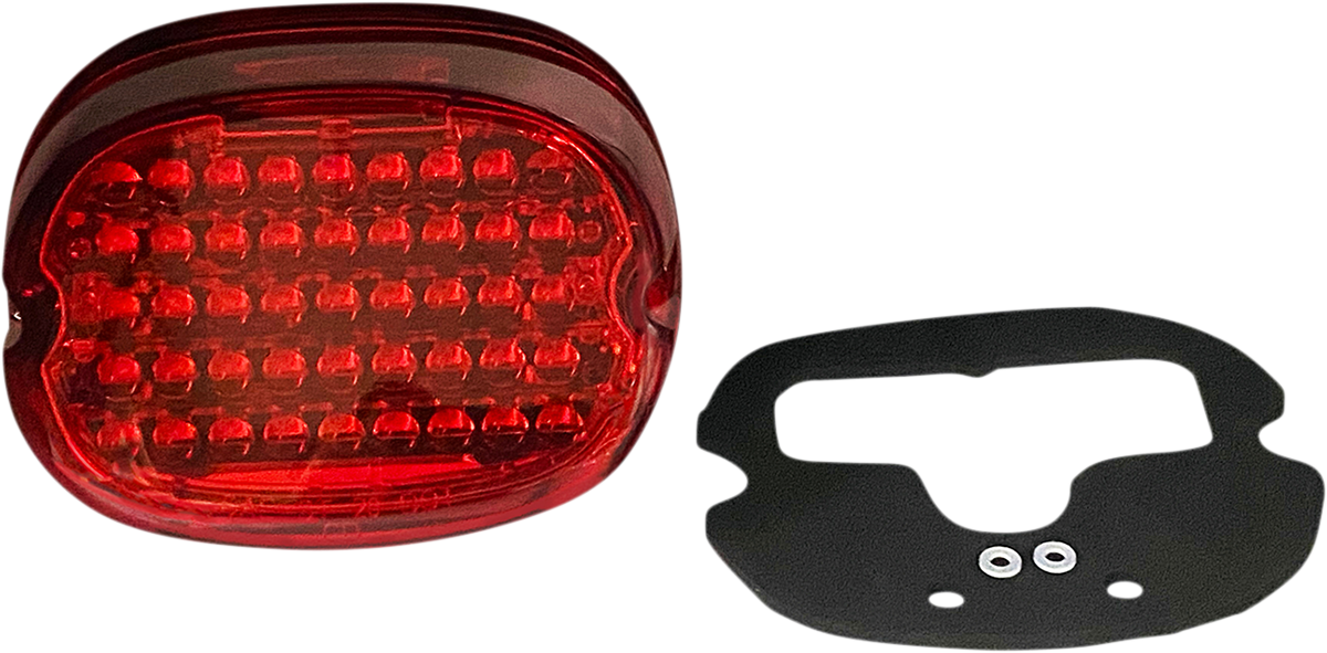 Custom Dynamics Taillight - No Window - Red CD-TL-NW-R - Cycle City Outdoors