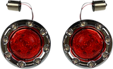 Custom Dynamics Bullet Turn Signal 1156 - Chrome - Red Lens PB-BR-RR 56-CR - Cycle City Outdoors