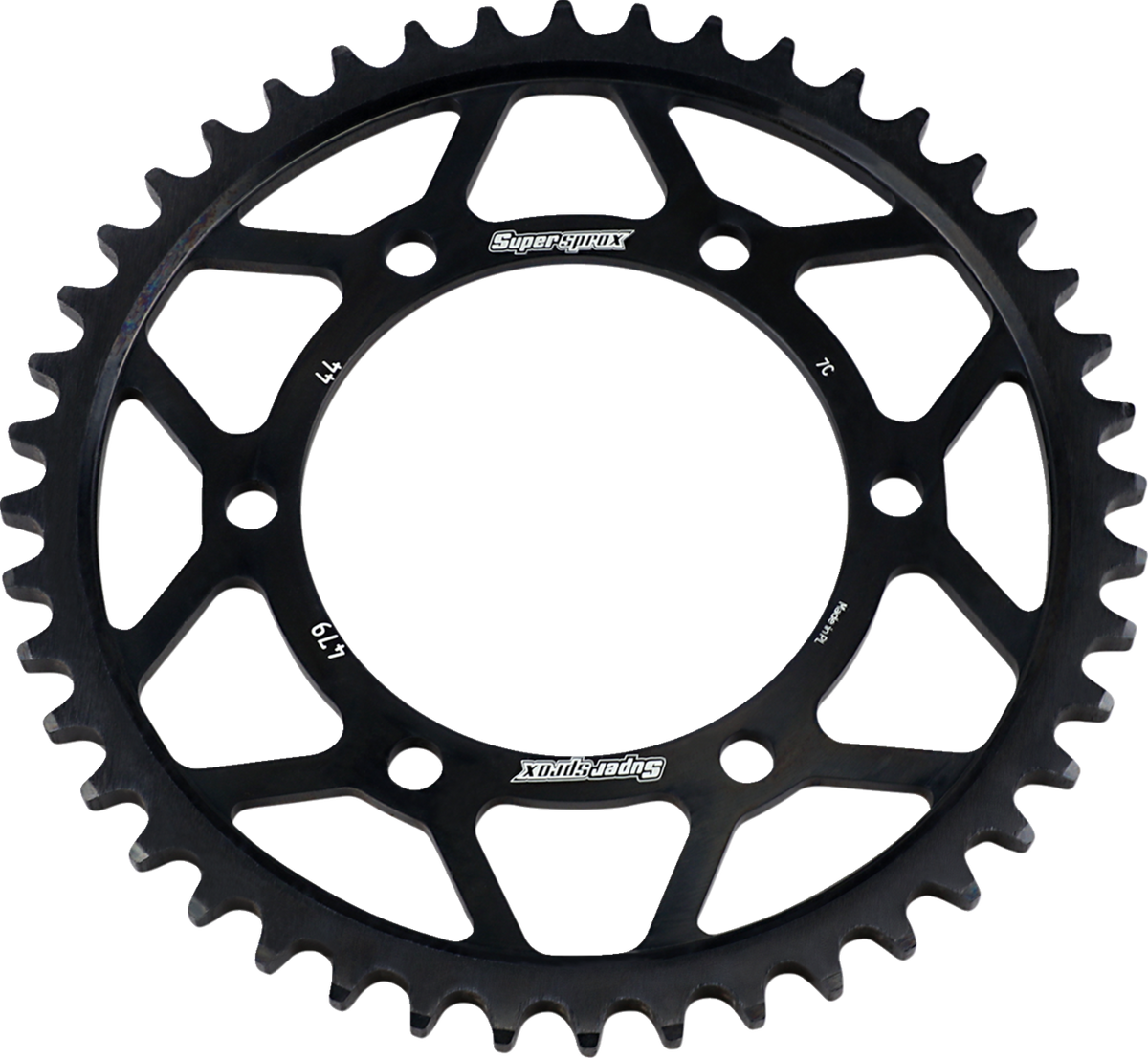 SUPERSPROX RFE-479-44-BLK Rear Sprocket - 44 Tooth | Adventure/Street