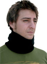 ZAN HEADGEAR Microfleece Neck Gaiter - Black WFMFN114