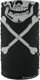 ZAN HEADGEAR Motley Tube? Fleece Lined - Skull Xbones TF227