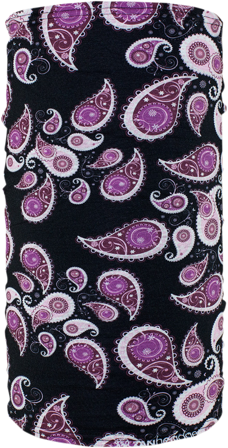 ZAN HEADGEAR Motley Tube? Fleece Lined - Purple Paisley TF228