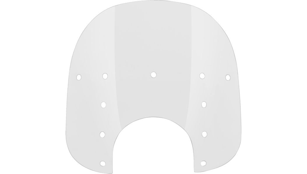 MEMPHIS SHADES Fats Windshield - 15" - 9" Headlight Cutout - Clear MEP3520 Replacement