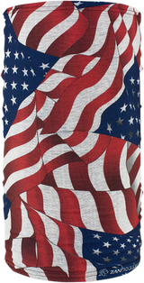 ZAN HEADGEAR Motley Tube? Fleece Lined - Wavy American Flag TF265