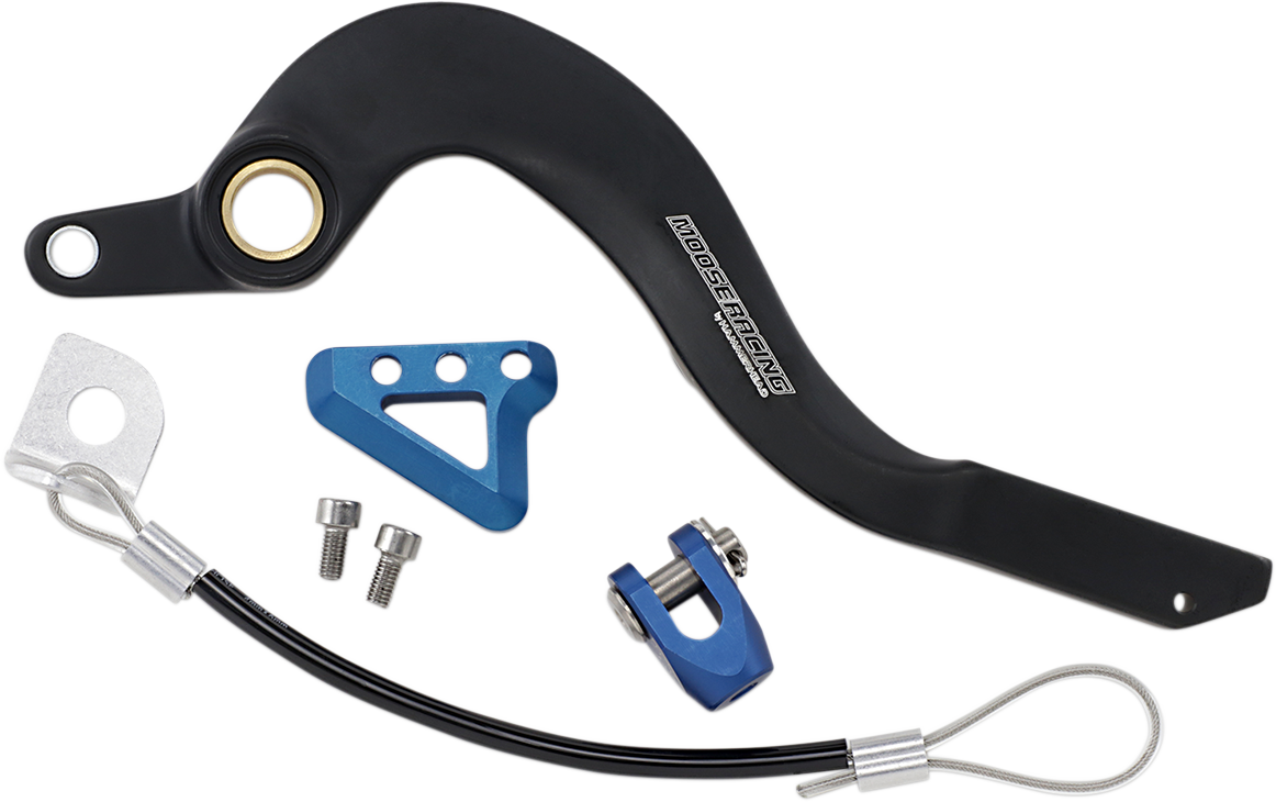 MOOSE RACING Brake Pedal - Blue - Yamaha 82-0224-21-22 - Cycle City Outdoors