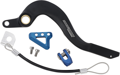 MOOSE RACING Brake Pedal - Blue - Yamaha 82-0224-21-22 - Cycle City Outdoors