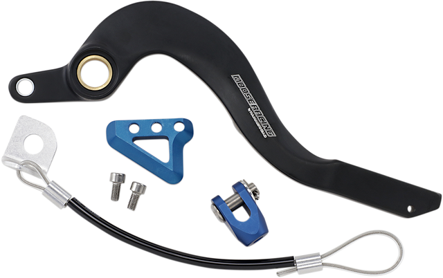 MOOSE RACING Brake Pedal - Blue - Yamaha 82-0224-21-22 - Cycle City Outdoors