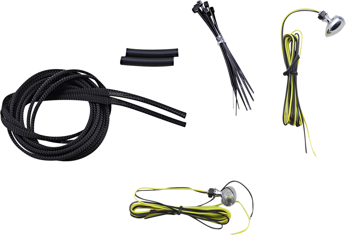 Custom Dynamics Micro Turn Signals - Amber -Chrome CD-MICRO-A-C - Cycle City Outdoors