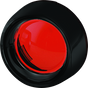 Kuryakyn Deep Dish Bezels Red Lens Gloss Black - Cycle City Outdoors