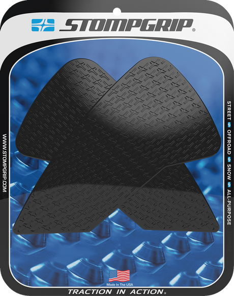STOMPGRIP 55-14-0189B Tank Grips - Icon - Black - Honda - CRF '21-'25 | Street