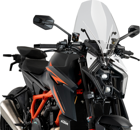 Puig Hi-Tech Parts 21907W New Generation Windscreen - Clear - 1390 Super Duke | Street