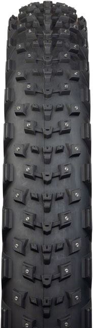 45NRTH Dillinger 4 Studded Fat Bike Tire - 27.5x4.0 Tan | 168 Large Concave Carbide Aluminum Studs | 60 TPI Tubeless