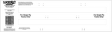 WOODY'S Studding Template - Track - 154" - 2.86" Pitch BCTS-TEMP