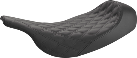 SADDLEMEN Renegade Solo Seat - Lattice Stitched - Black - FL '97-'07 897-07-002LS