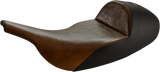 SADDLEMEN Seat - Lariat Solo - Low - Distressed Brown 897-07-0041