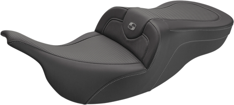 SADDLEMEN Roadsofa™ Seat - Carbon Fiber - without Backrest - '99-'07 FL 897-07-185