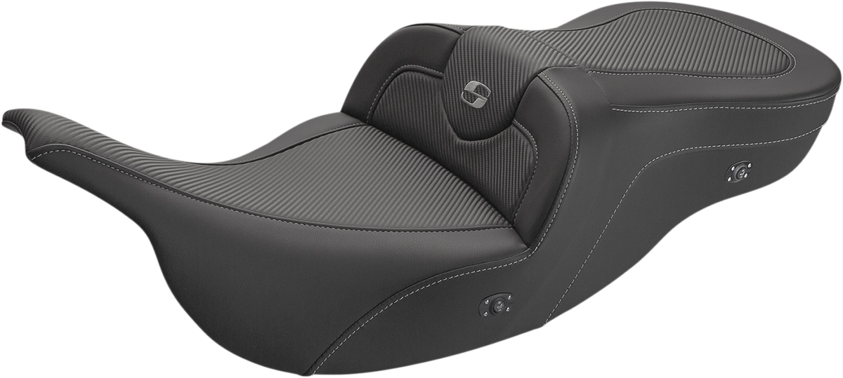 SADDLEMEN Heated Roadsofa™ Seat - Carbon Fiber 897-07-185HCT