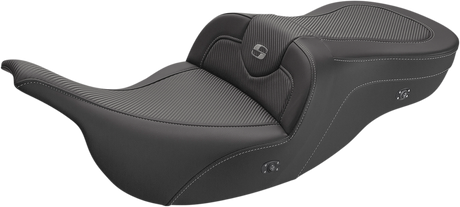 SADDLEMEN Heated Roadsofa™ Seat - Carbon Fiber 897-07-185HCT