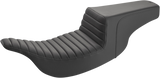 SADDLEMEN Step-Up Seat - Front Tuck-n-Roll - Black 897-07-171