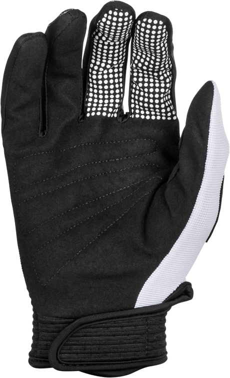 Youth F 16 Gloves Black/White Yl - Cycle City Outdoors