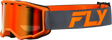 Yth Focus Snow Goggle Char/Org W/ Red Mirror/Amber Lens - Cycle City Outdoors