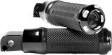 PERFORMANCE MACHINE (PM) Apex Footpegs - M8 - Passenger - Black 0035-1241M-BM