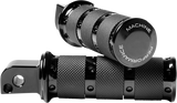 PERFORMANCE MACHINE (PM) Footpegs - Black - XLS - M8 - Passenger 0035-1249M-B