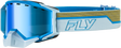 Zone Elite Sn Goggle Bl/Lt Gry W/Dark Blue Mir/Plrzd Amb Lens