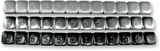 K&L SUPPLY Wheel Weights - Rectangle - Adhesive Stick-On - Chrome - 360 Pack 32-8126