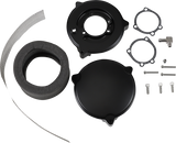 DRAG SPECIALTIES High Performance 6" Dragtron* II Air Cleaner Kit - Black 121160